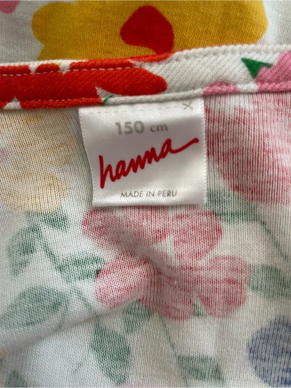 HANNA ANDERSSON | 100% Cotton Floral Button Front Casual Dress | 150cm